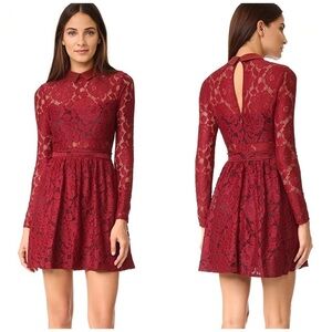 LIKELY Fillmore Lace Long Sleeves Dress 12 NWT